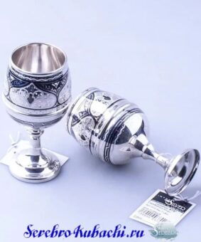 серебряные бокалы