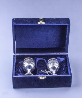 серебряные бокалы