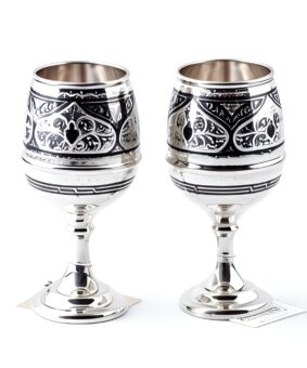 серебряные бокалы