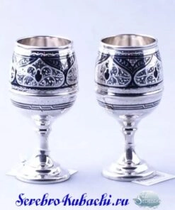 серебряные бокалы