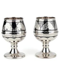 серебряные бокалы для вина