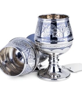 Alternative view of Серебряные бокалы для вина