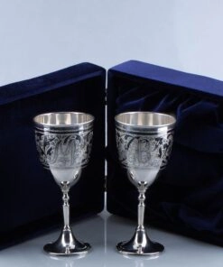 свадебные бокалы с монограммой