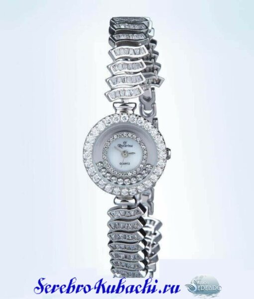 серебряные часы женские