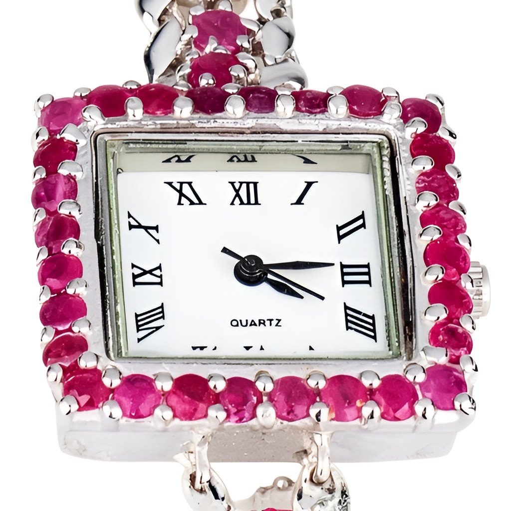 Часы серебряные с рубинами 1 часы серебряные с рубинами