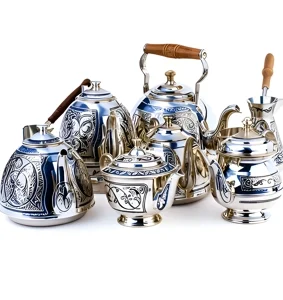 Серебряные чайники