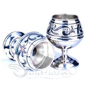 Серебряные коньячные бокалы 8 серебряные коньячные бокалы