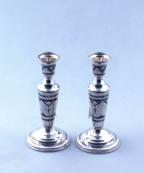Серебряные подсвечники Кубачи 7 серебряные подсвечники