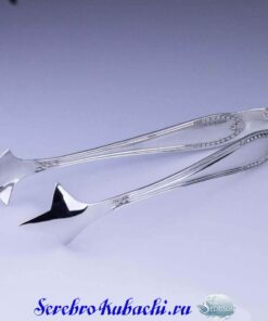 серебряные щипцы для горячего и десертов