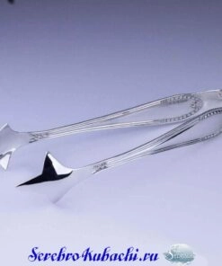 серебряные щипцы для горячего и десертов