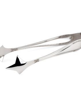 серебряные щипцы для горячего и десертов