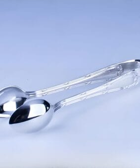серебряные щипцы для сахара
