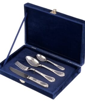 серебряные столовые приборы