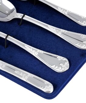 серебряные столовые приборы