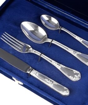 серебряные столовые приборы