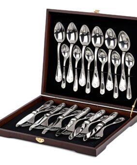 серебряные столовые приборы