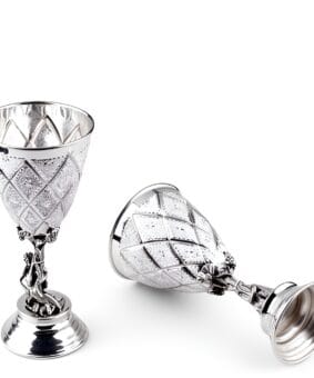 Серебряные свадебные кубки