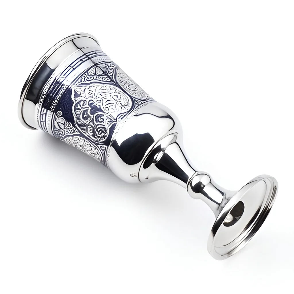 серебряный бокал