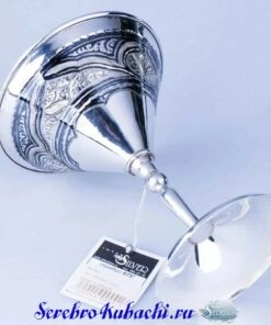 серебряный бокал для мартини