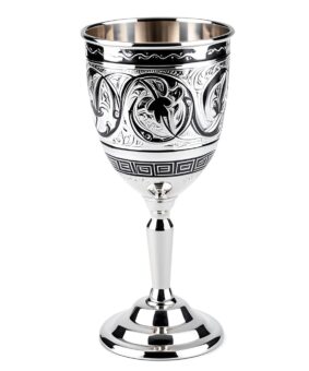 серебряный бокал для вина