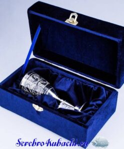 серебряный бокал кубачи