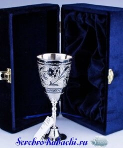 серебряный бокал кубачи
