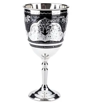 серебряный бокал кубок