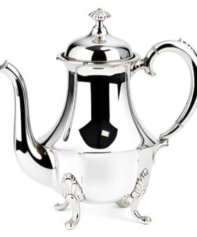 серебряный чайник