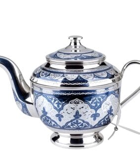 серебряный чайник для заварки