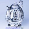 серебряный большой заварочный чайник
