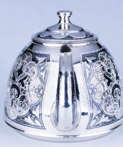 серебряный заварочный чайник кубачи