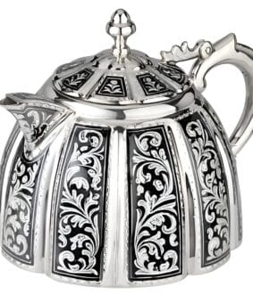 Серебряный чайник кубачи