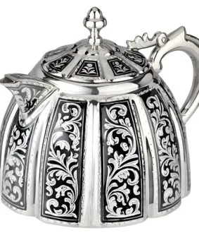 Серебряный чайник кубачи