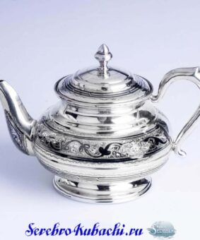 Чайник серебро Кубачи 6 чайник серебро кубачи