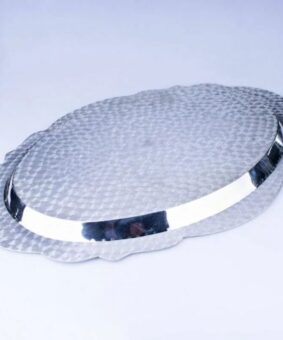 Серебряный сервиз для воды "Позолоченный" 13 поднос столовый серебряный