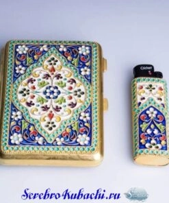 набор портсигар с зажигалкой