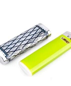 серебряный футляр для зажигалки bic
