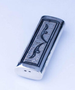 серебряный чехол под зажигалку