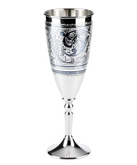 серебряный фужер для шампанского