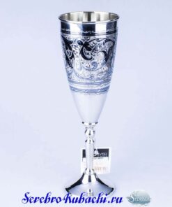 серебряный бокал кубачи