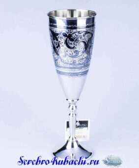 Серебряные свадебные бокалы 11 серебряный бокал кубачи