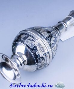 Alternative view of Водочный графин серебро