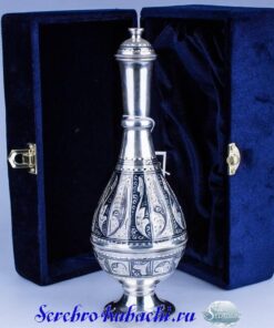 Водочный графин серебро 4