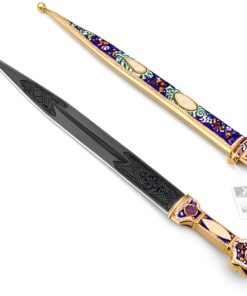 серебряный кинжал с эмалями