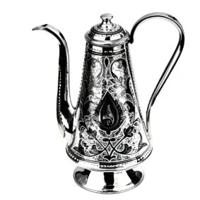 Серебряный кофейник