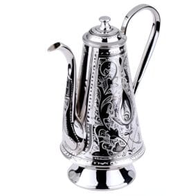 Серебряный кофейник