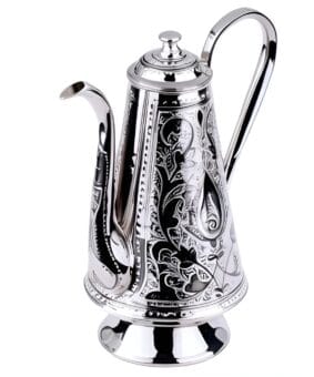 Серебряный кофейник