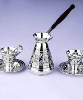 серебряный кофейный набор