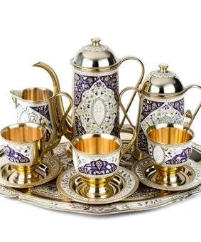 серебряный кофейный сервиз