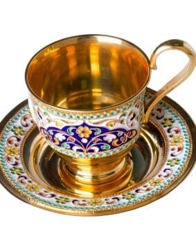 серебряный кофейный сервиз